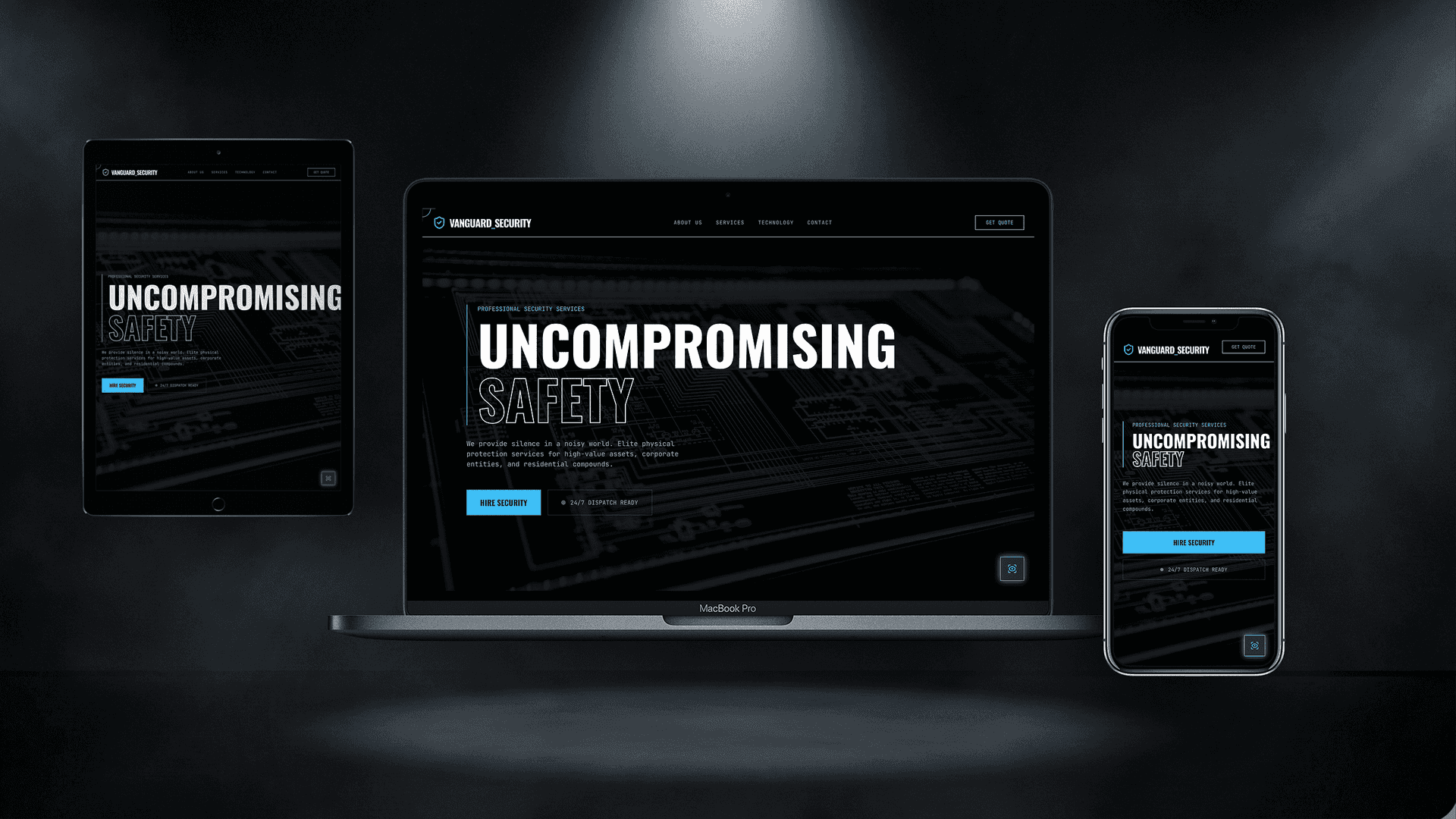 Aegis Shield — Шаблон охоронних послуг та безпеки - Корпоративний Website Template
