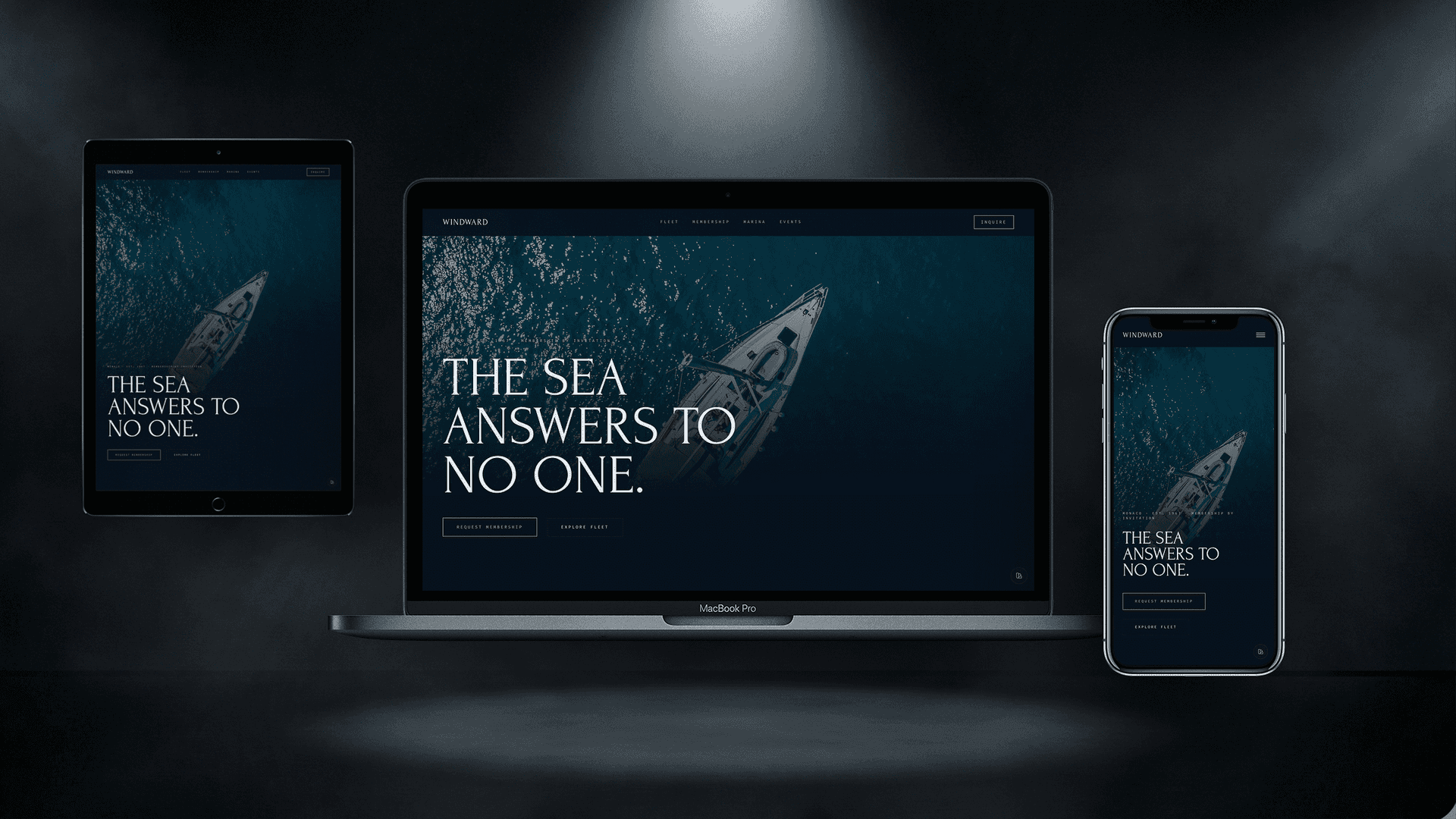 WINDWARD — Шаблон сайту яхт-клубу | Люксова марина Монако - Багатосторінковий Website Template