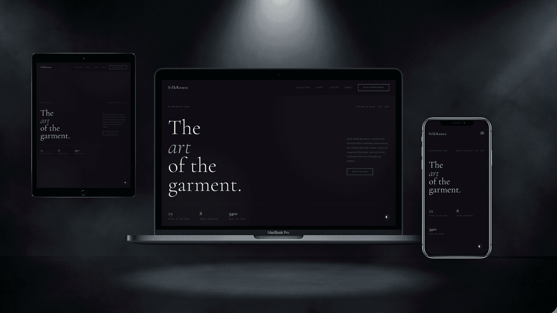 SilkRoute — Luxury Fashion Atelier