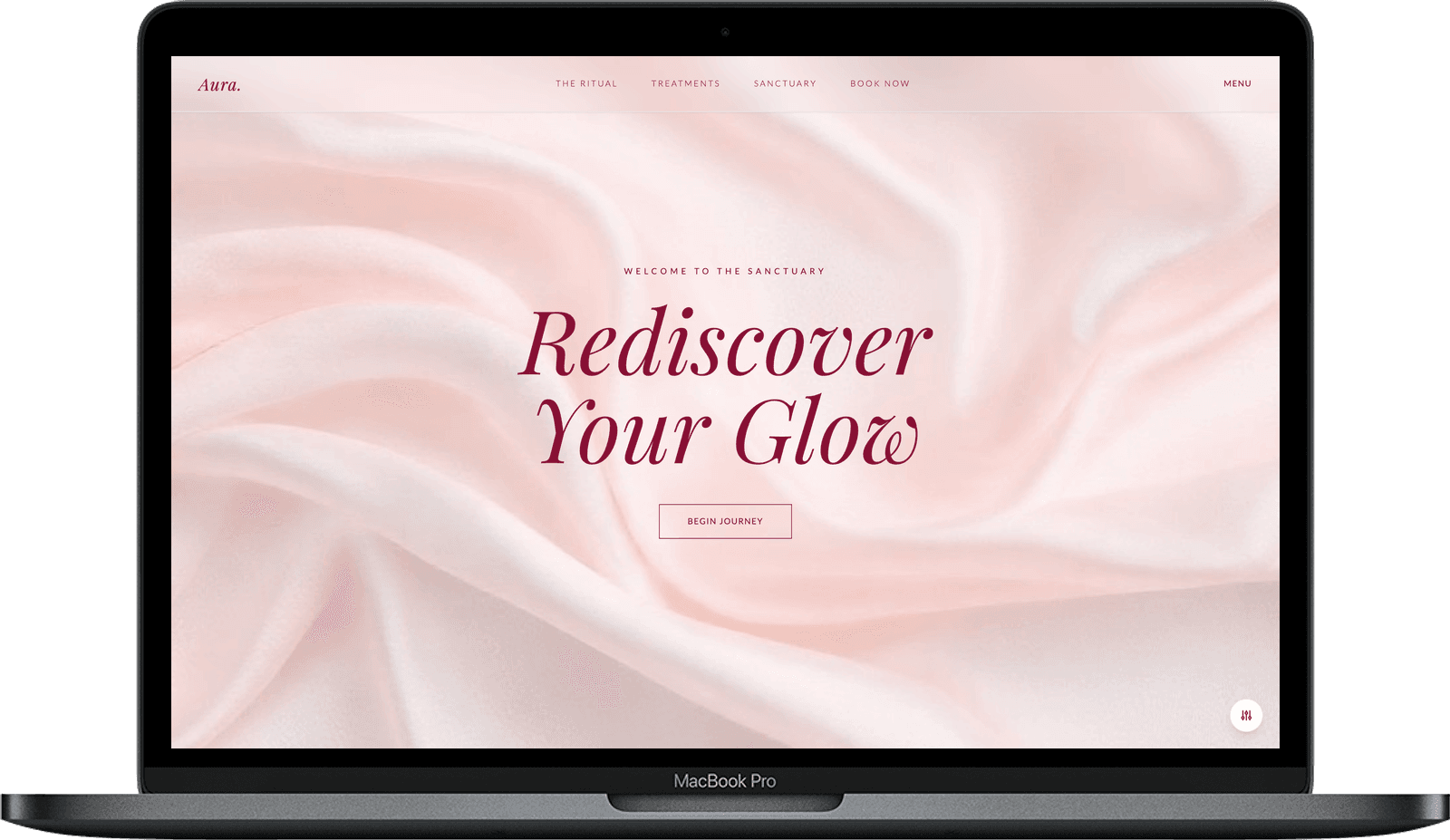 Aura Beauty Sanctuary — Преміум сайт для салонів краси gallery image 1
