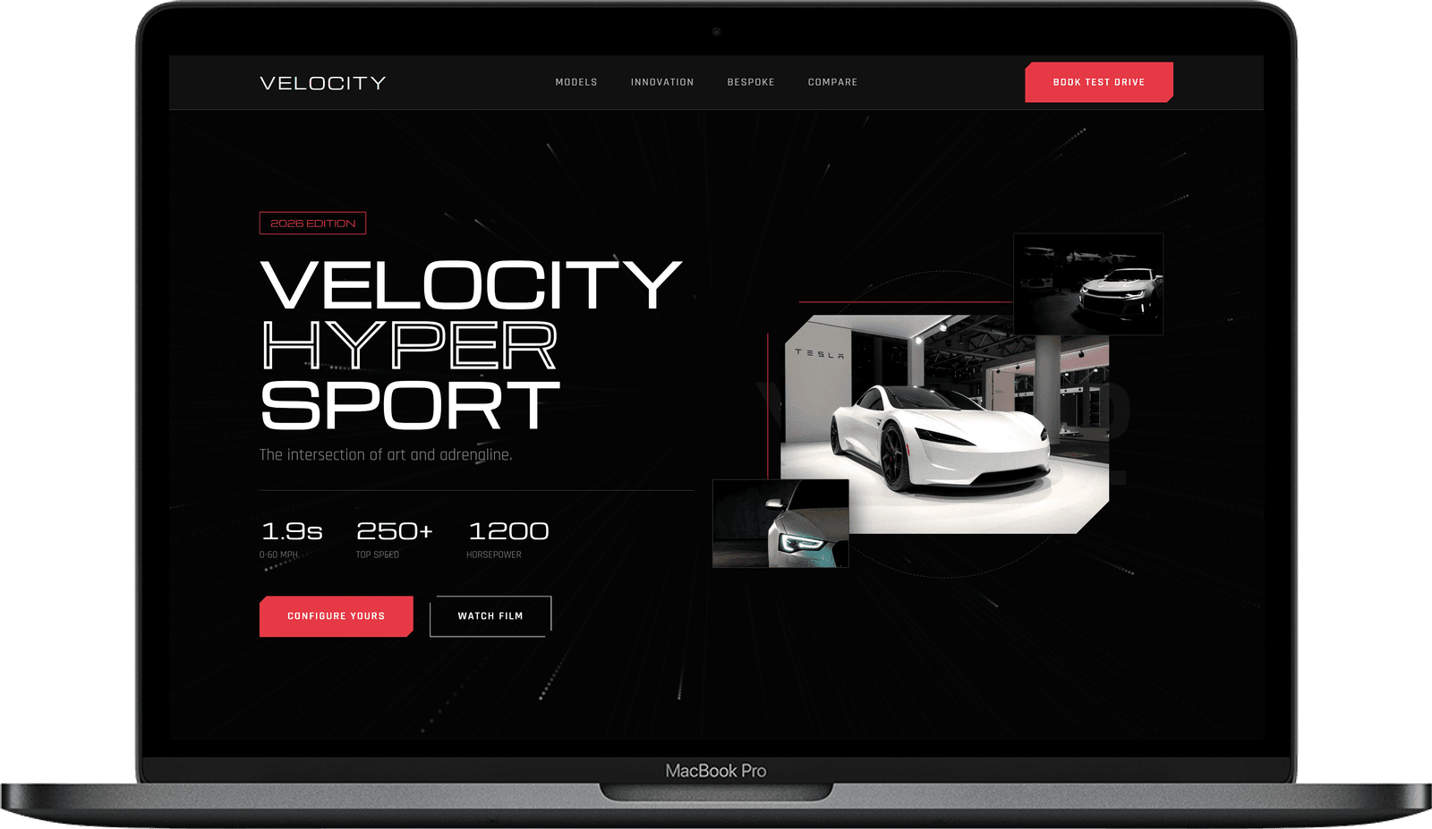 Velocity — Цифровий шоурум для автобізнесу (HTML/Tailwind) gallery image 1