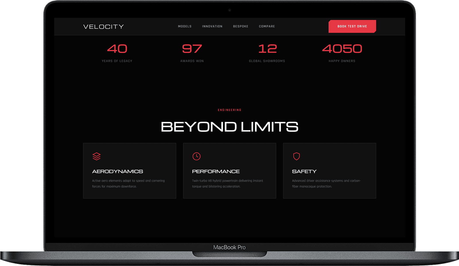 Velocity — Цифровий шоурум для автобізнесу (HTML/Tailwind) gallery image 2