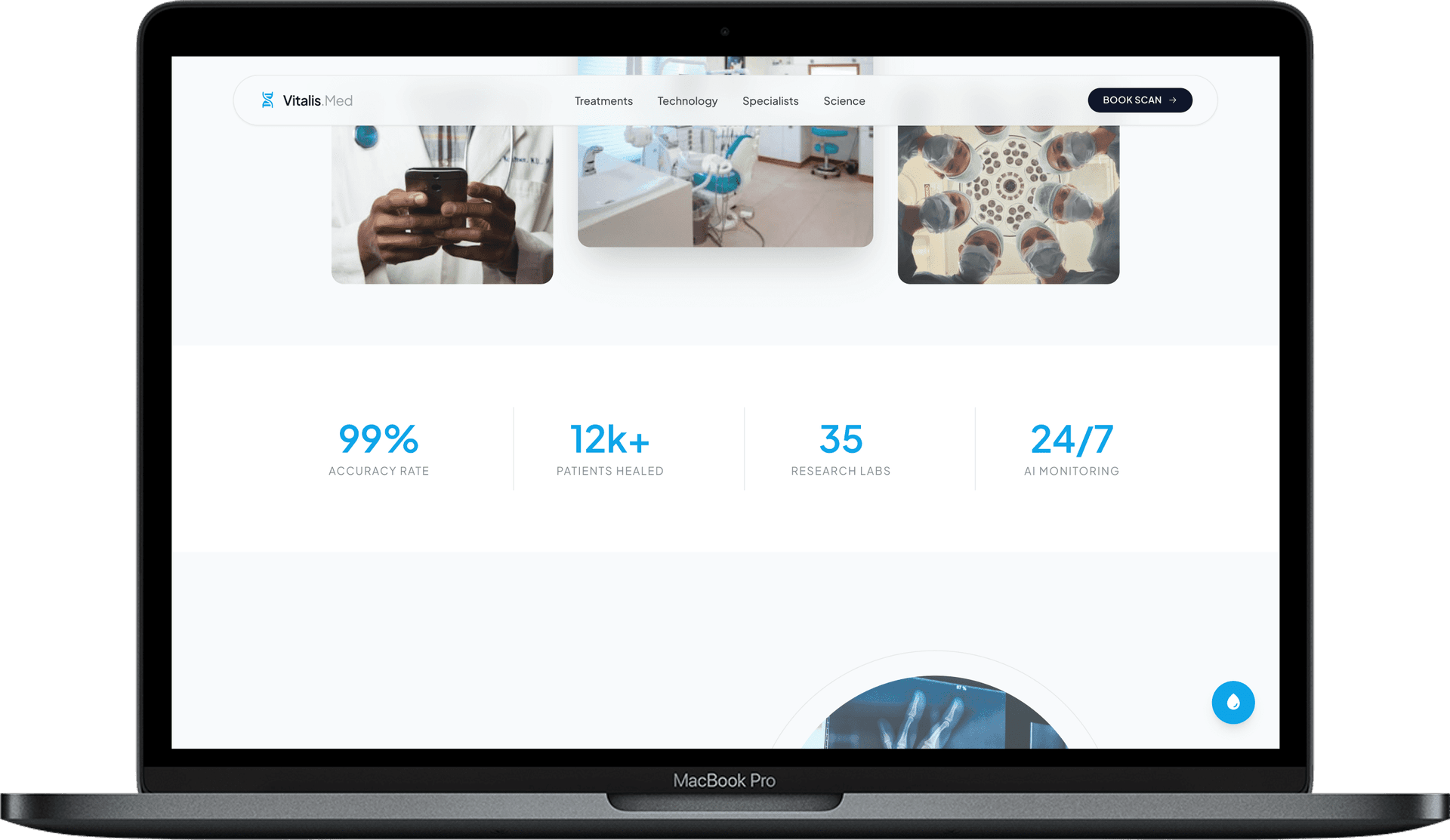 VITALIS — Шаблон клініки довголіття та біохакінгу gallery image 2