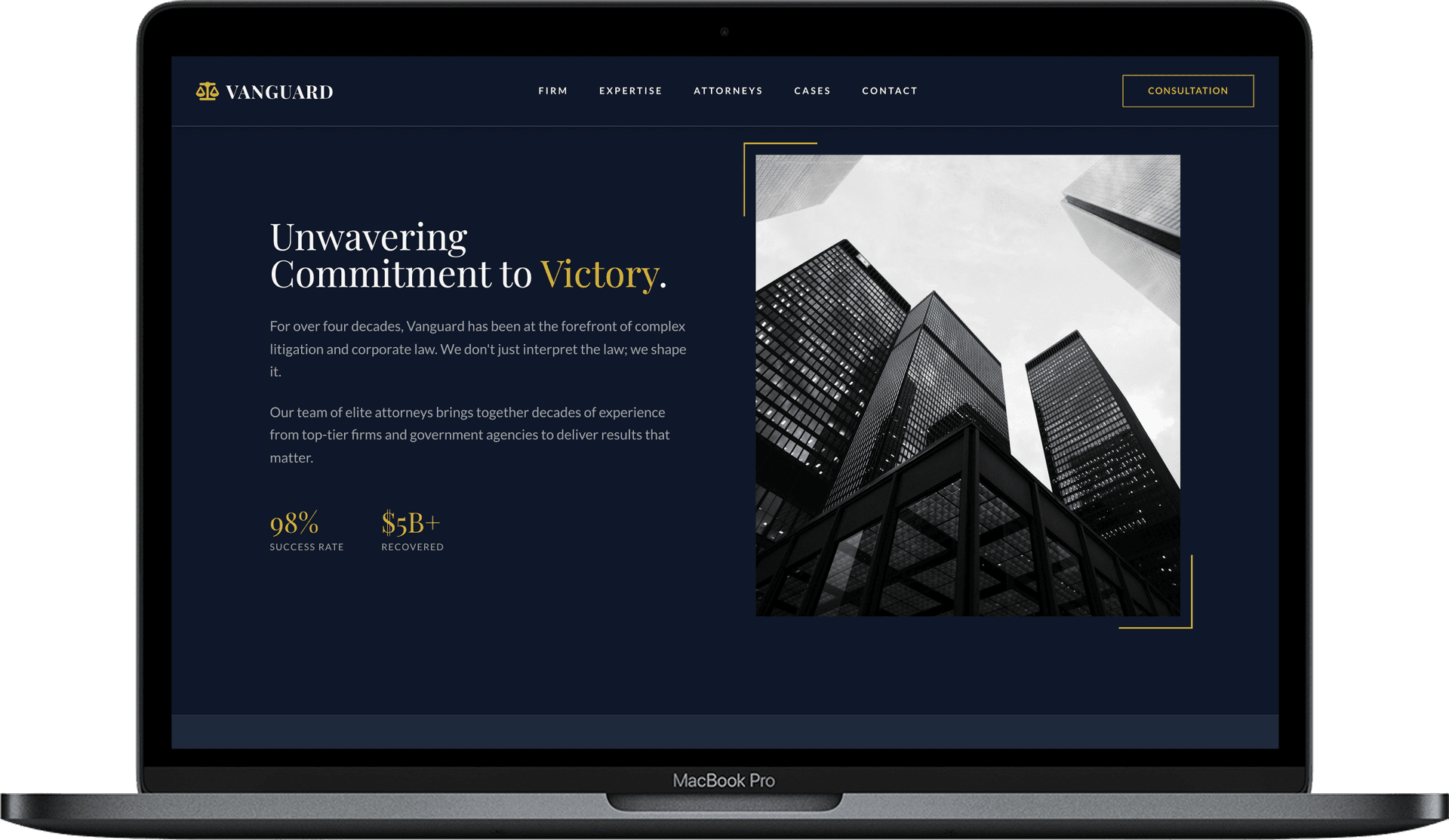 PIONEERHUB — Шаблон для сучасної юридичної фірми gallery image 1