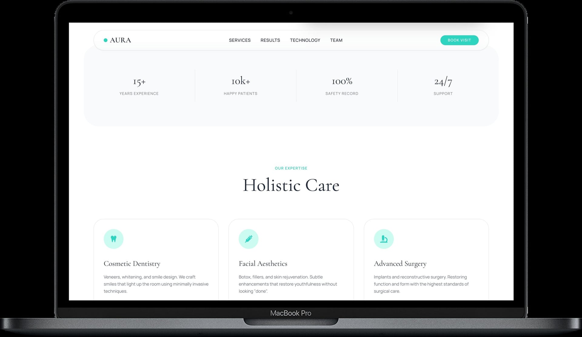 LUMINA — Сайт естетичної медицини та стоматології gallery image 2