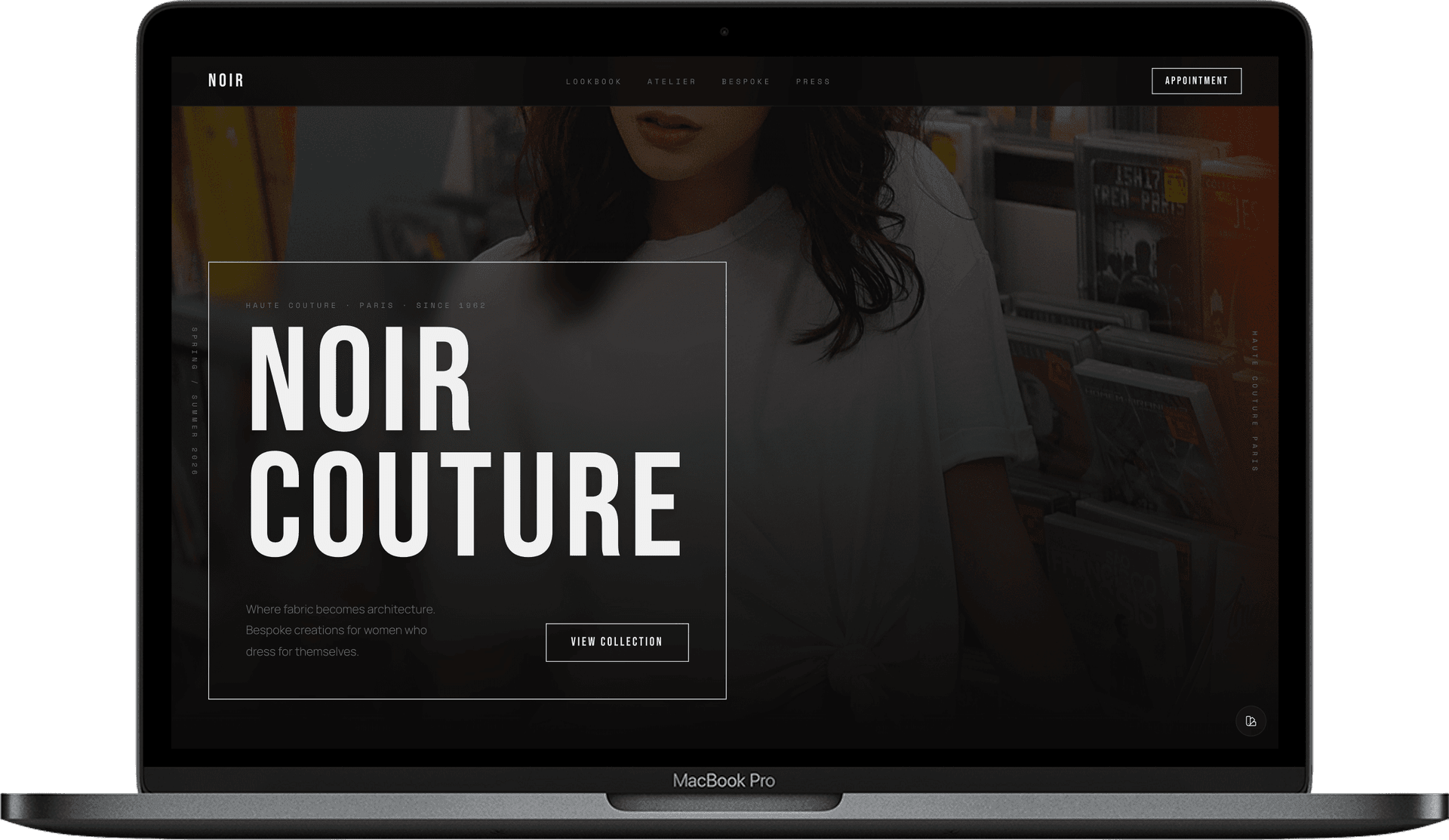 NOIR COUTURE — Шаблон сайту дому високої моди | Паризька мода gallery image 1