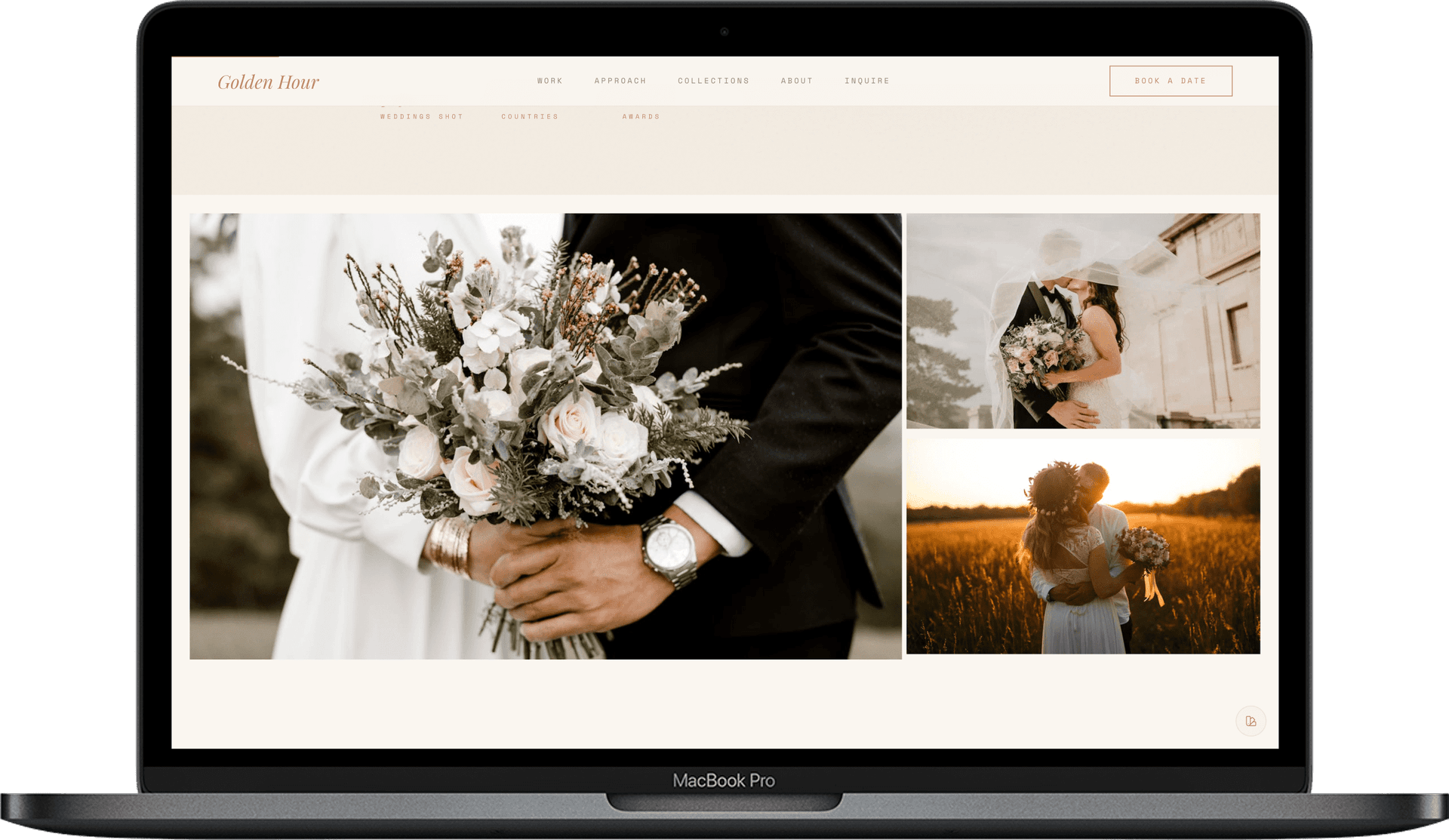 Golden Hour — Шаблон сайта свадебного фотографа | Плёночная фотостудия gallery image 3