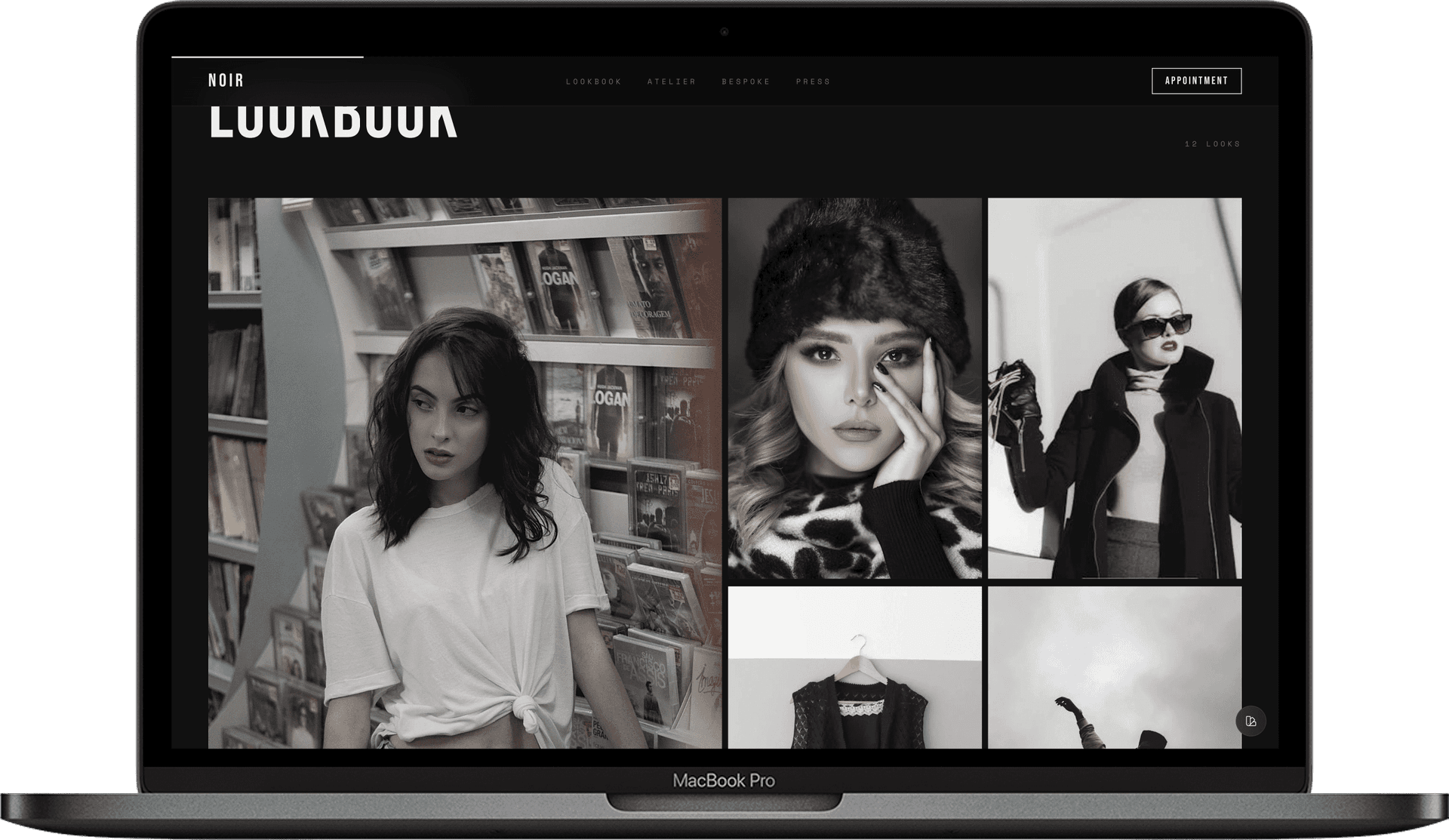 NOIR COUTURE — Шаблон сайту дому високої моди | Паризька мода gallery image 3