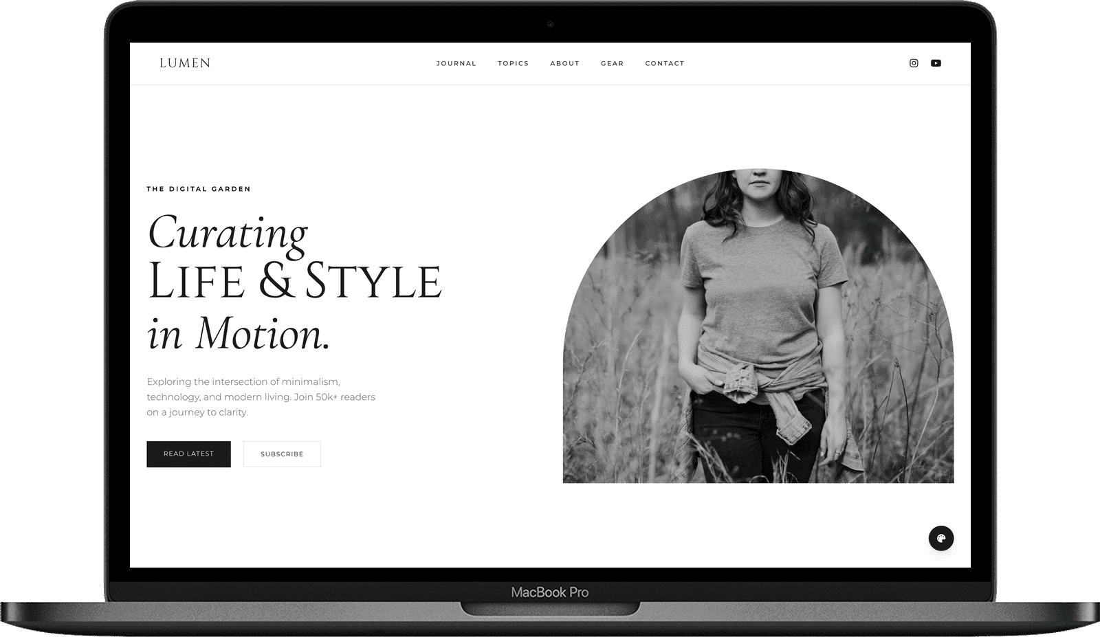 LUMEN — Журнальний шаблон для портфоліо та блогу gallery image 1