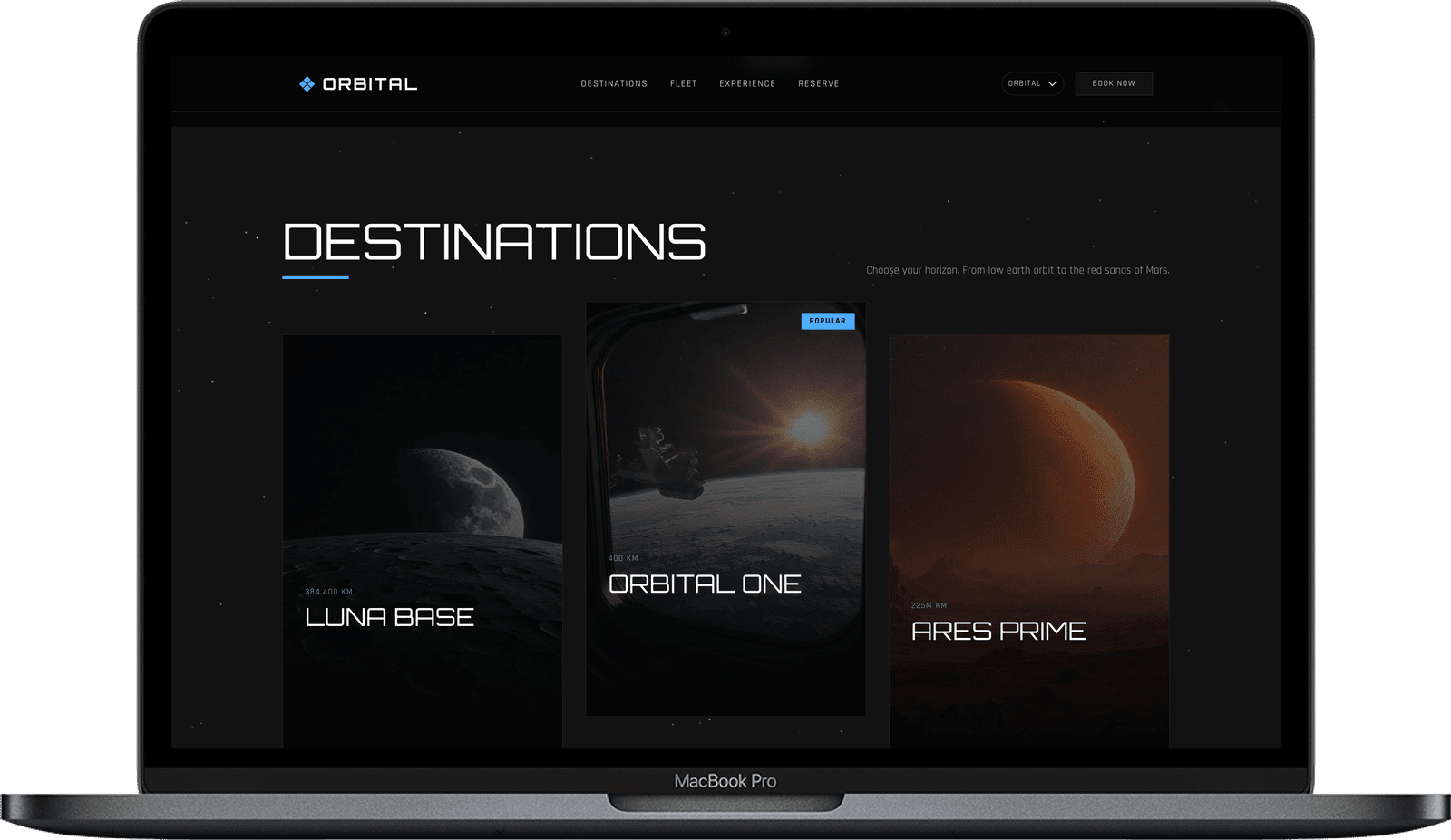 ORBITAL — Сайт космічного туризму та Future Tech gallery image 3