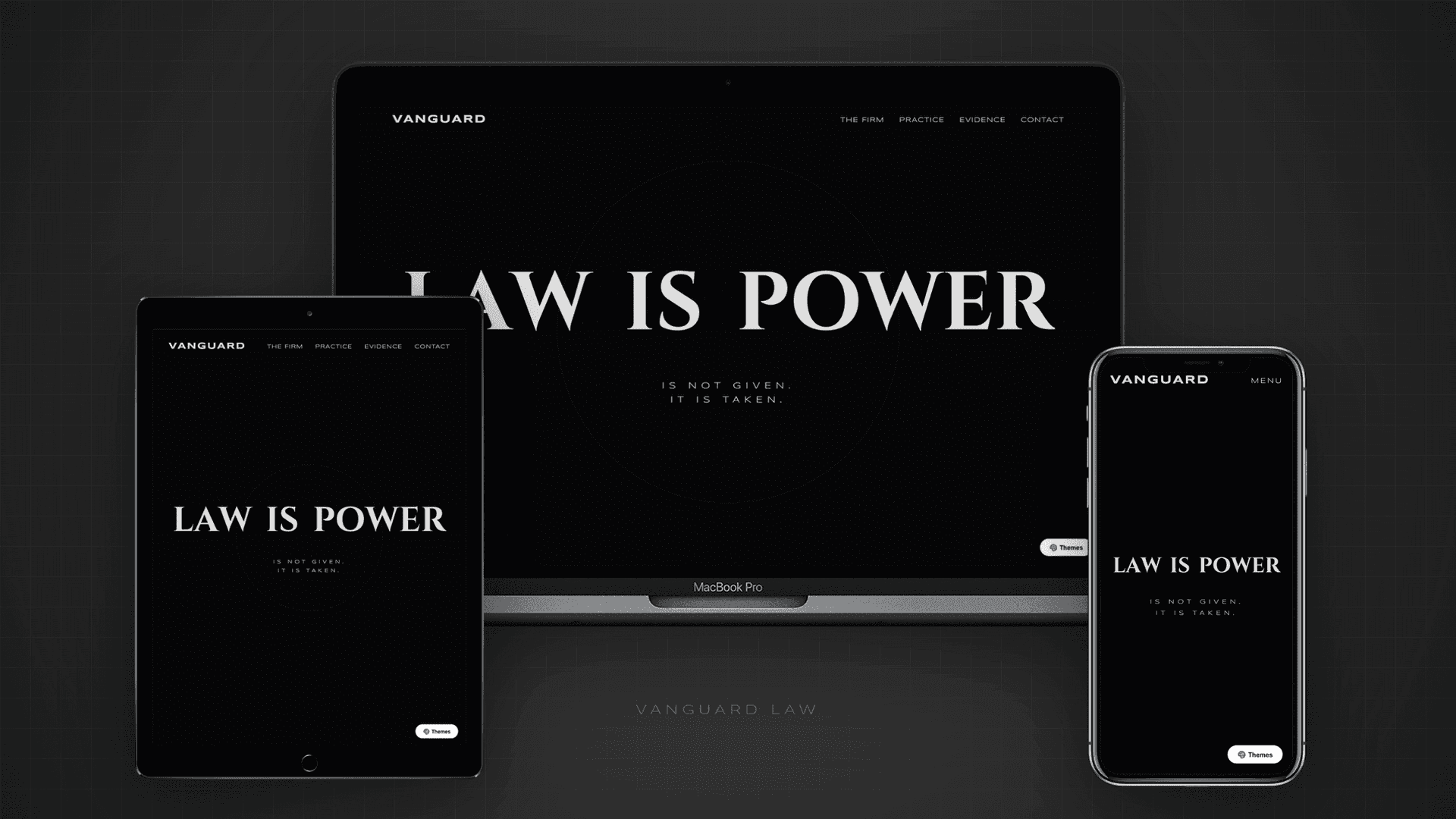 VANGUARD - Корпоративний Website Template