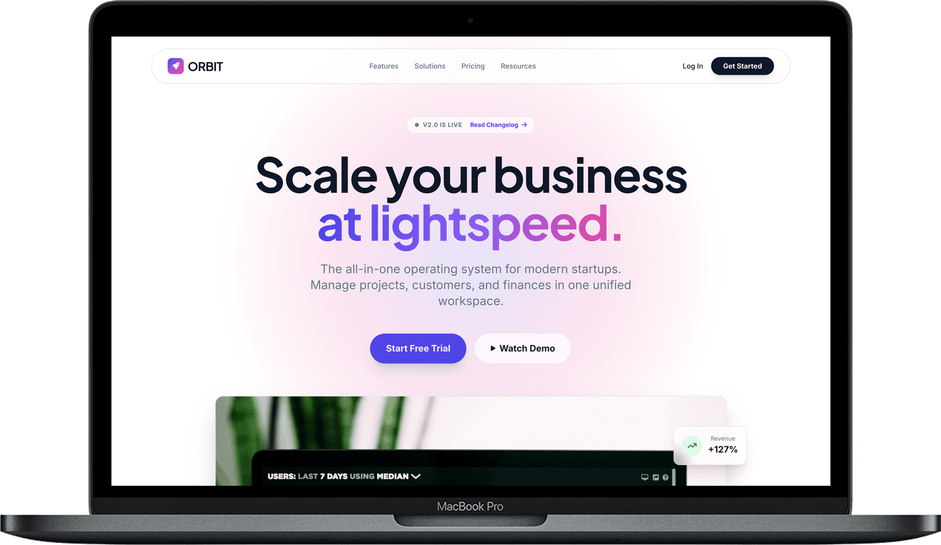 NEBULA — Шаблон для SaaS та стартапів gallery image 1