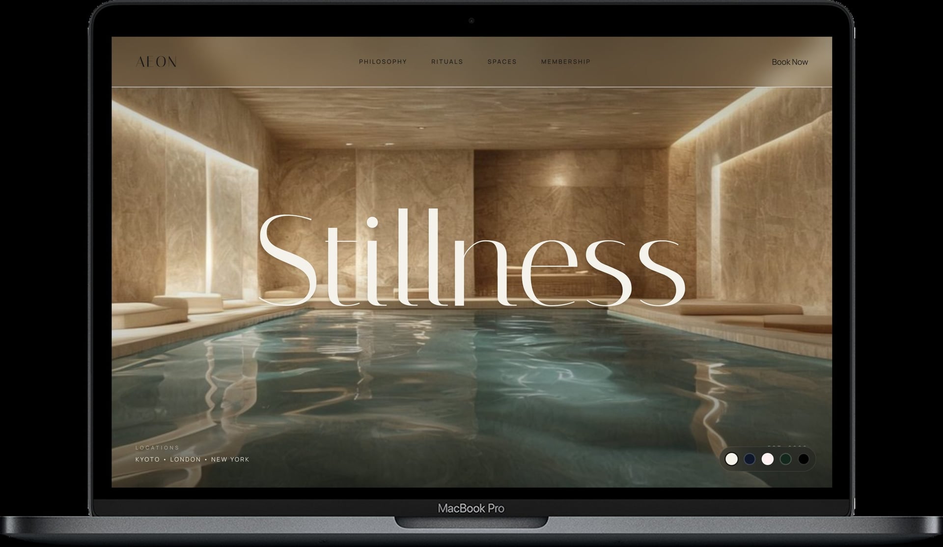 Stillness — Преміум сайт для SPA та Wellness gallery image 1
