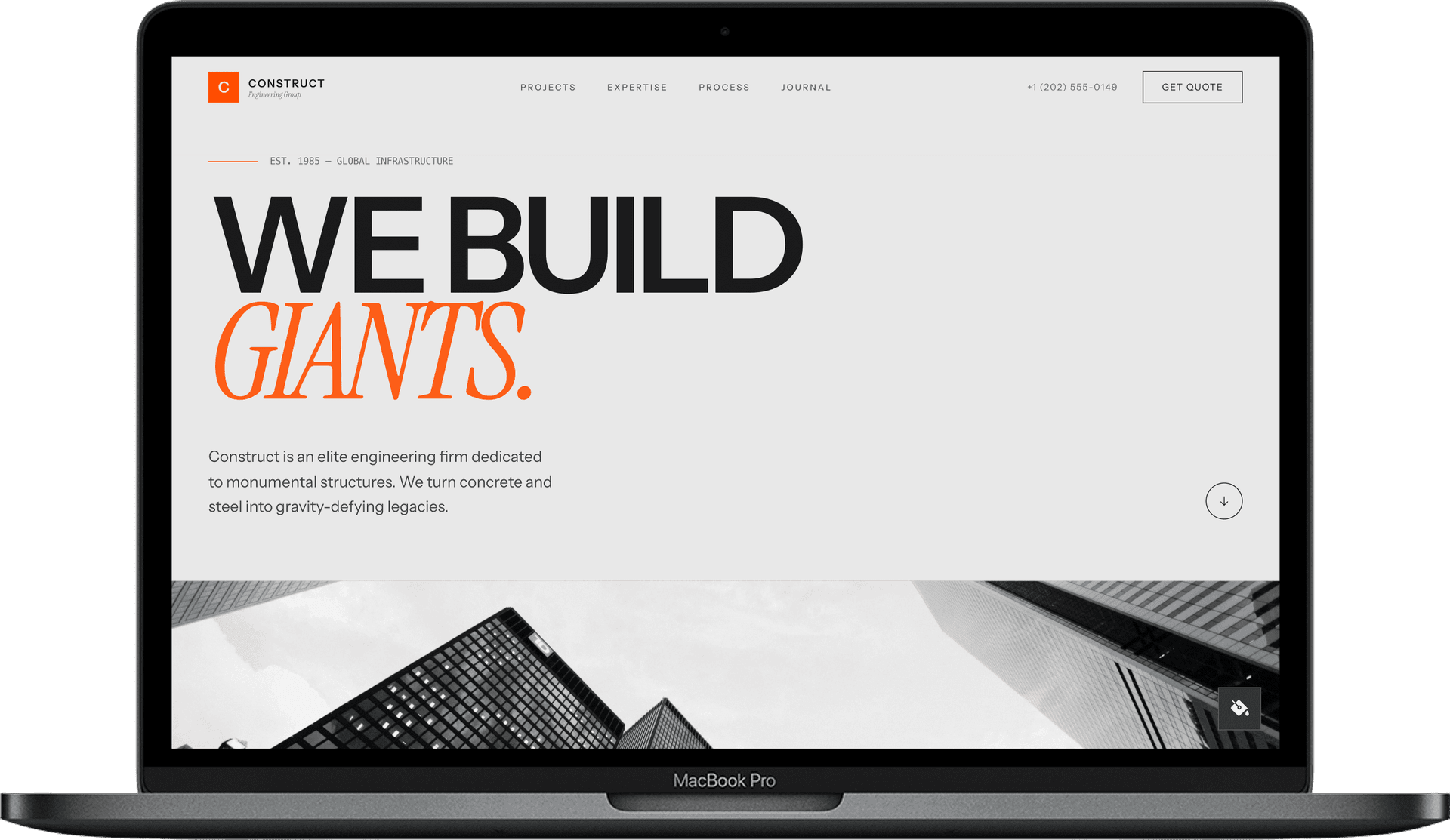 BuildForge — Шаблон для архітектури та будівництва gallery image 1
