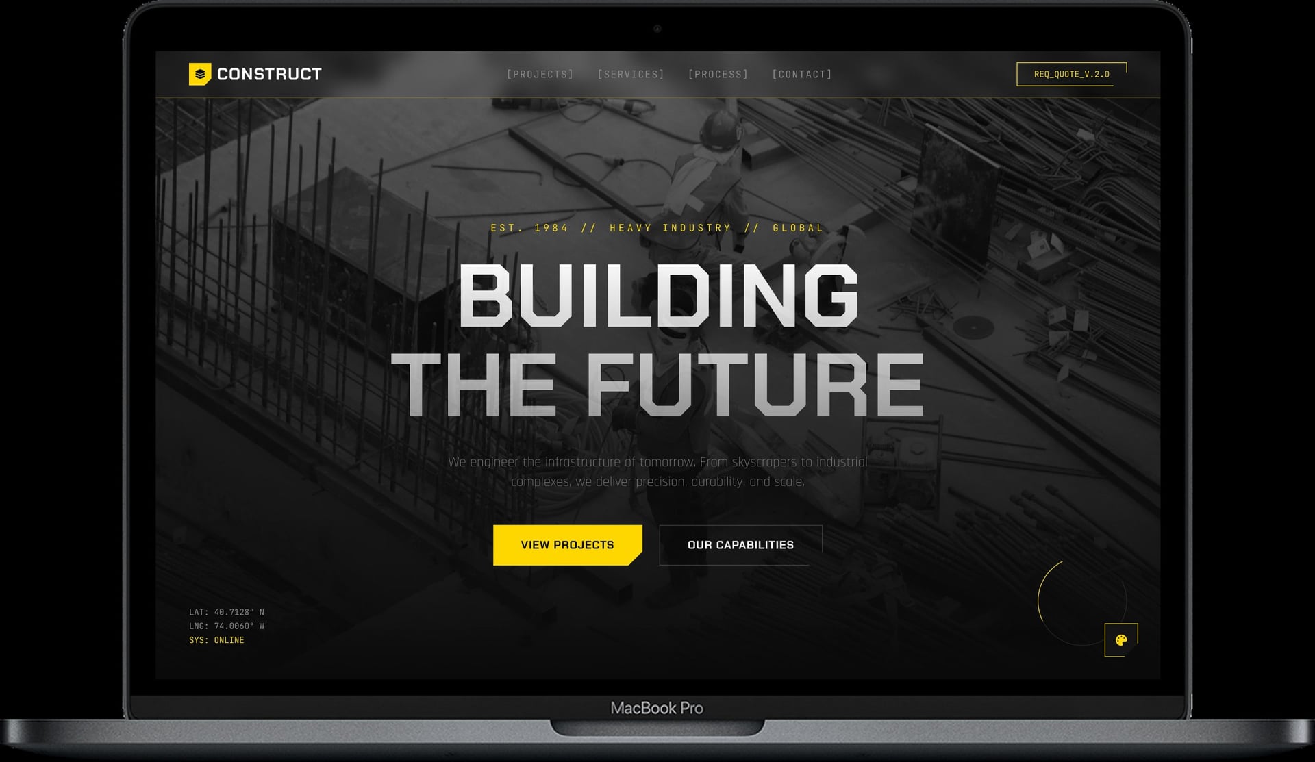 CONSTRUCT — Сайт для будівництва та інженерії gallery image 1