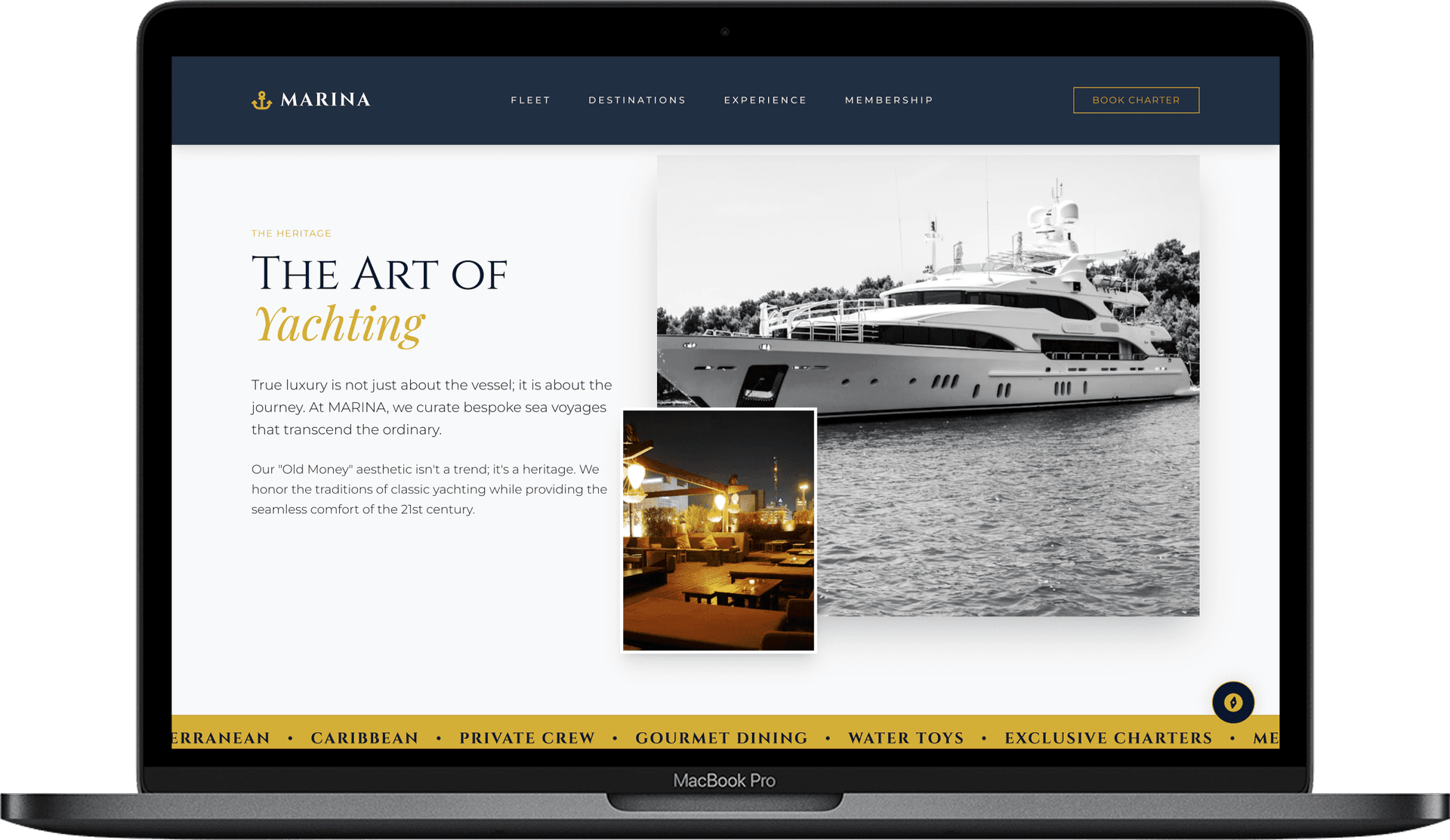MARINA — Ваш цифровий флот (Шаблон для яхтингу) gallery image 2