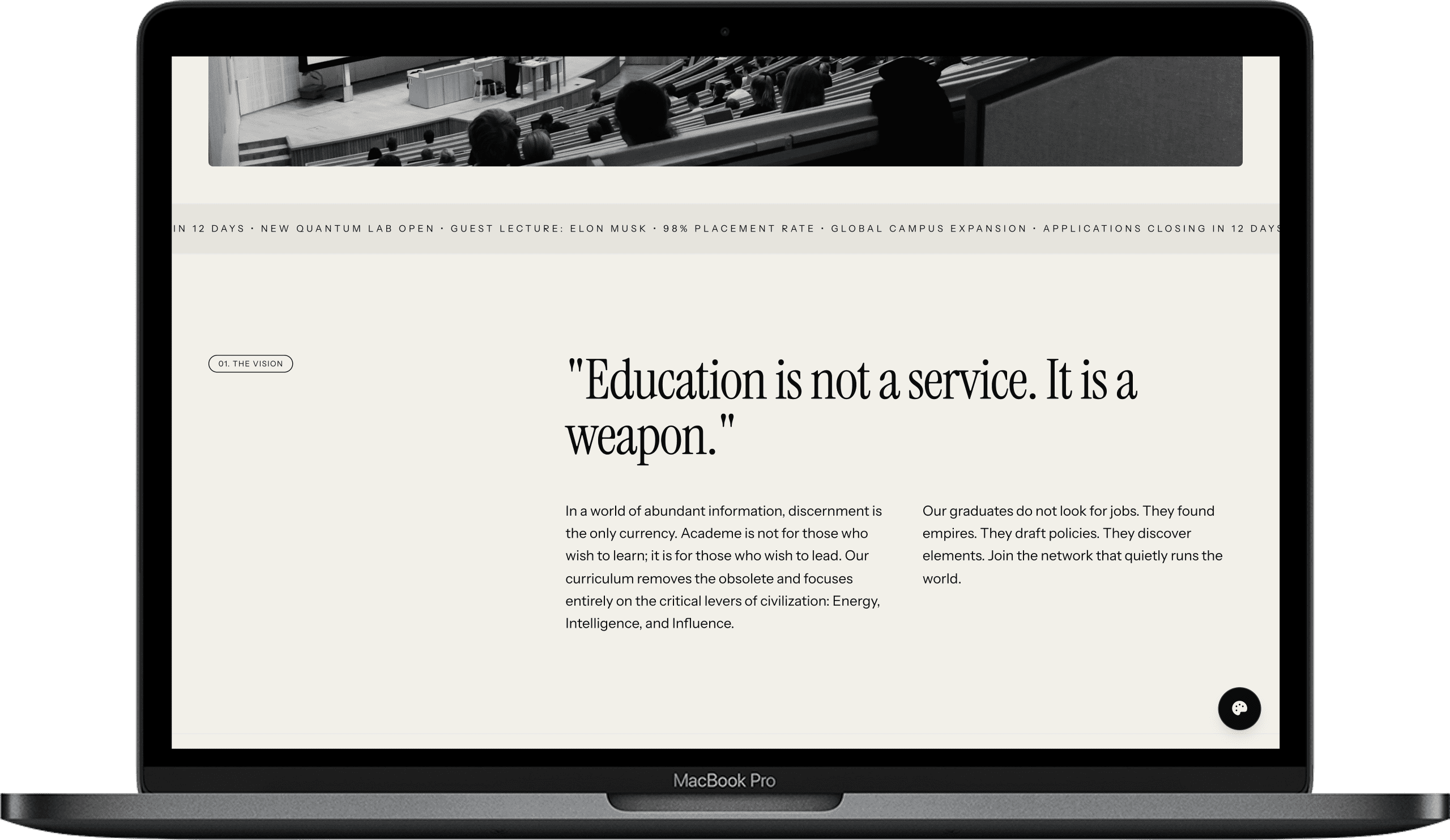 ACADEME — Елітний шаблон університету та наукового центру gallery image 2
