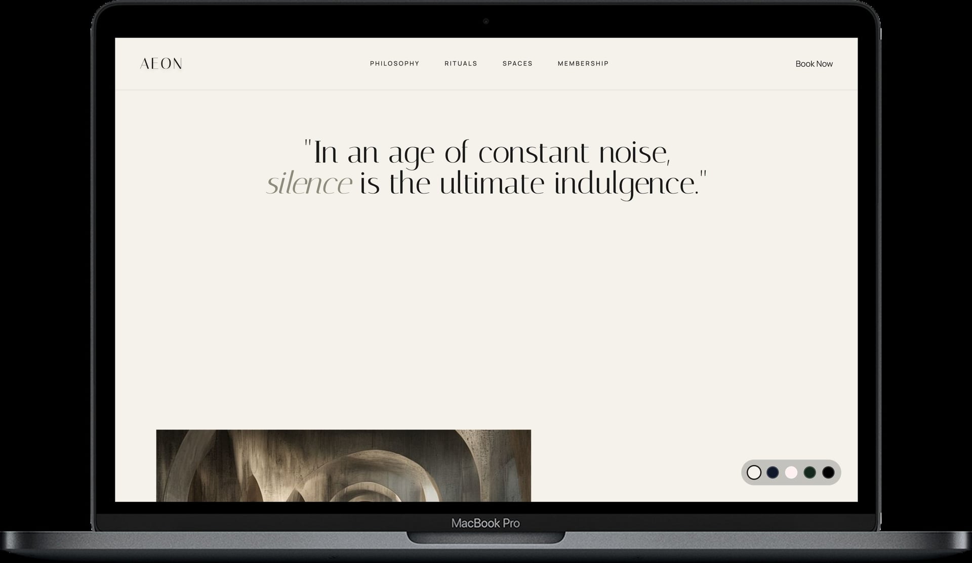Stillness — Преміум сайт для SPA та Wellness gallery image 2