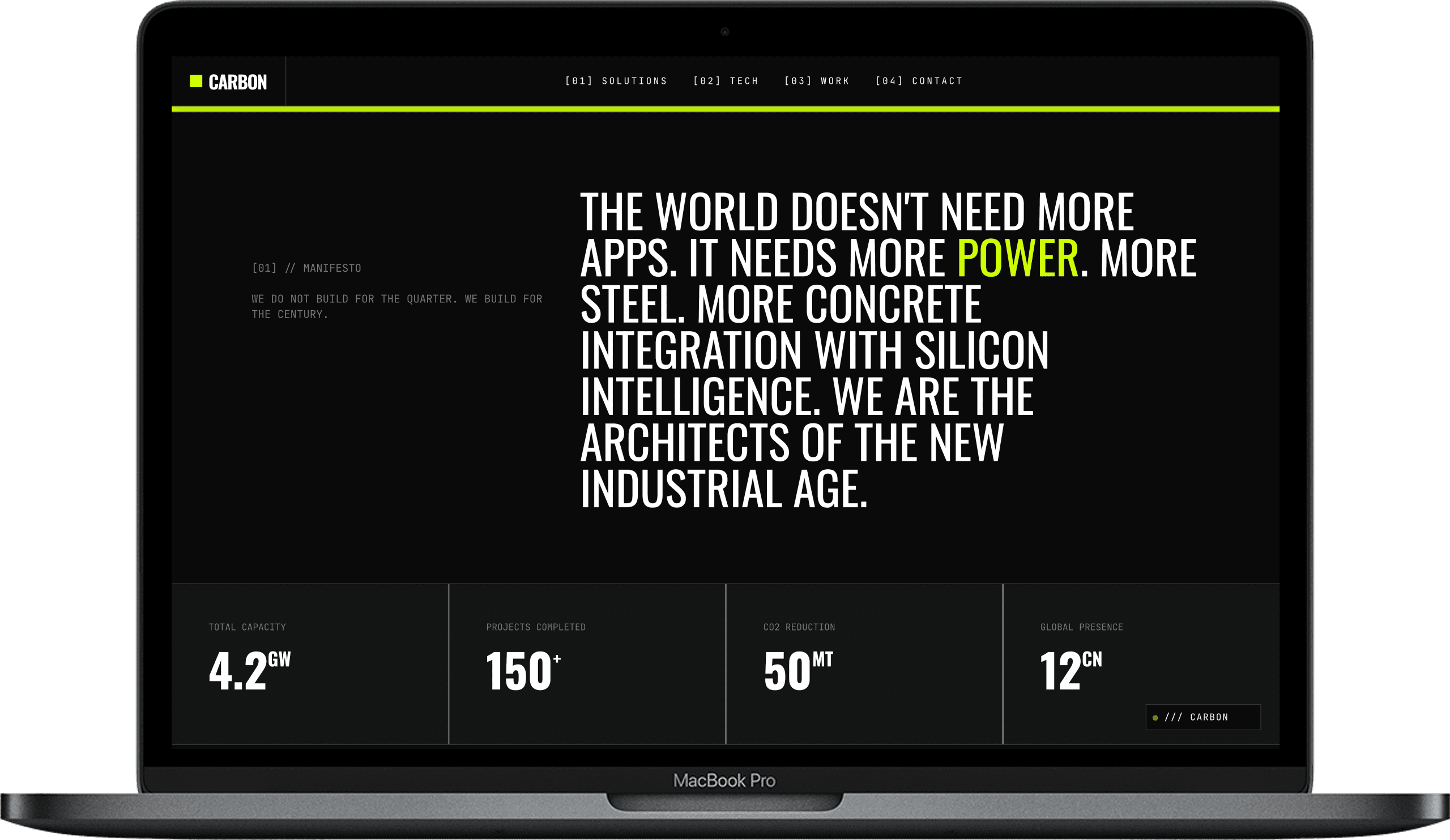 CARBON — Шаблон промисловості та інженерії gallery image 2