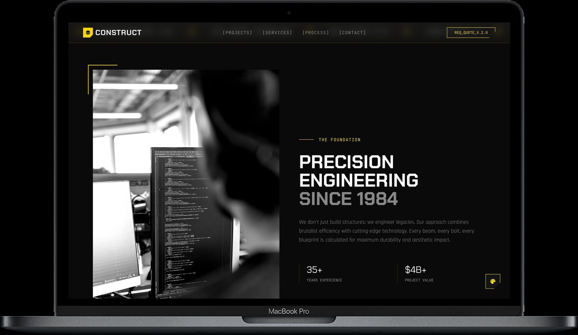 CONSTRUCT — Сайт для будівництва та інженерії gallery image 2