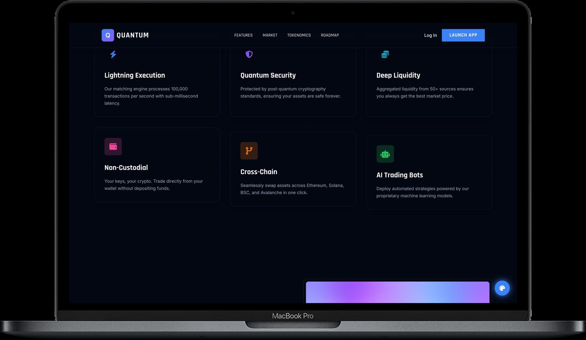 QUANTUM — Інтерфейс майбутнього для DeFi та Crypto gallery image 3