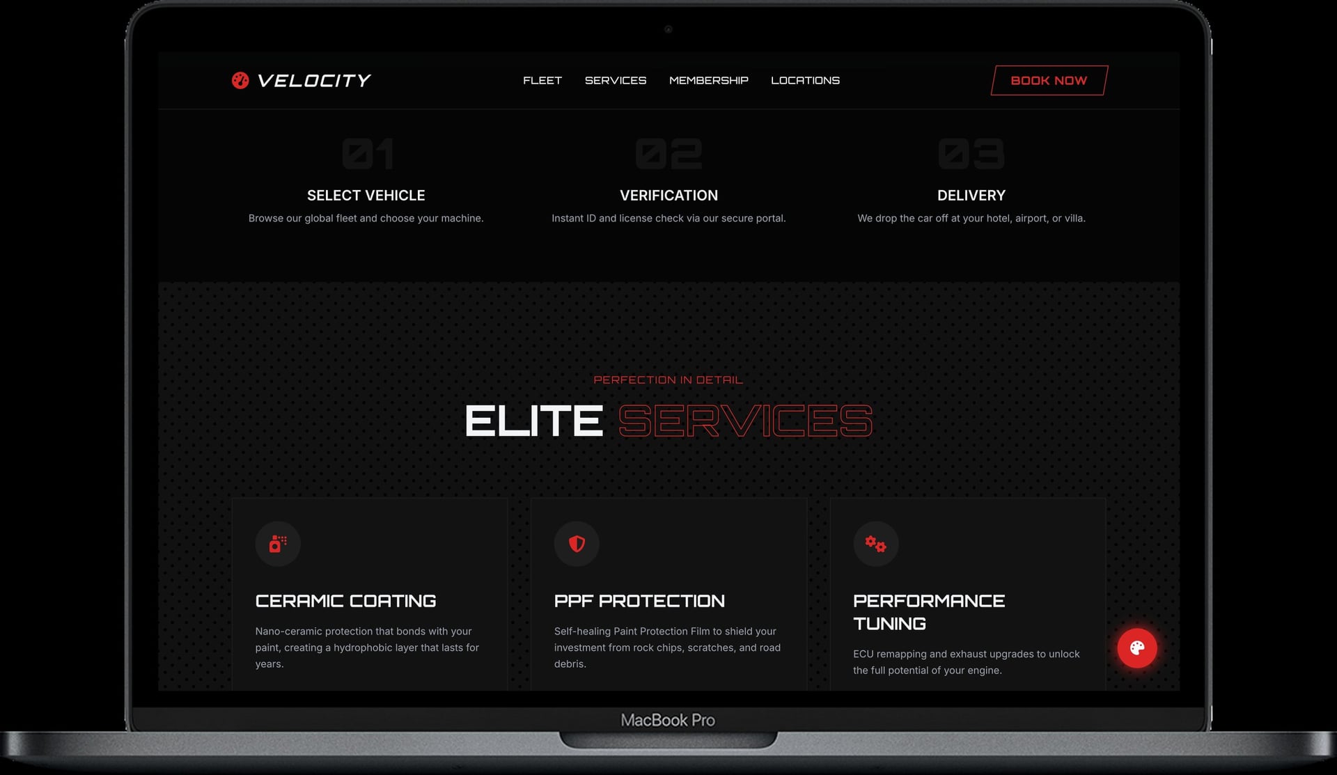 VELOCITY — Сайт для прокату авто та тюнінгу gallery image 3