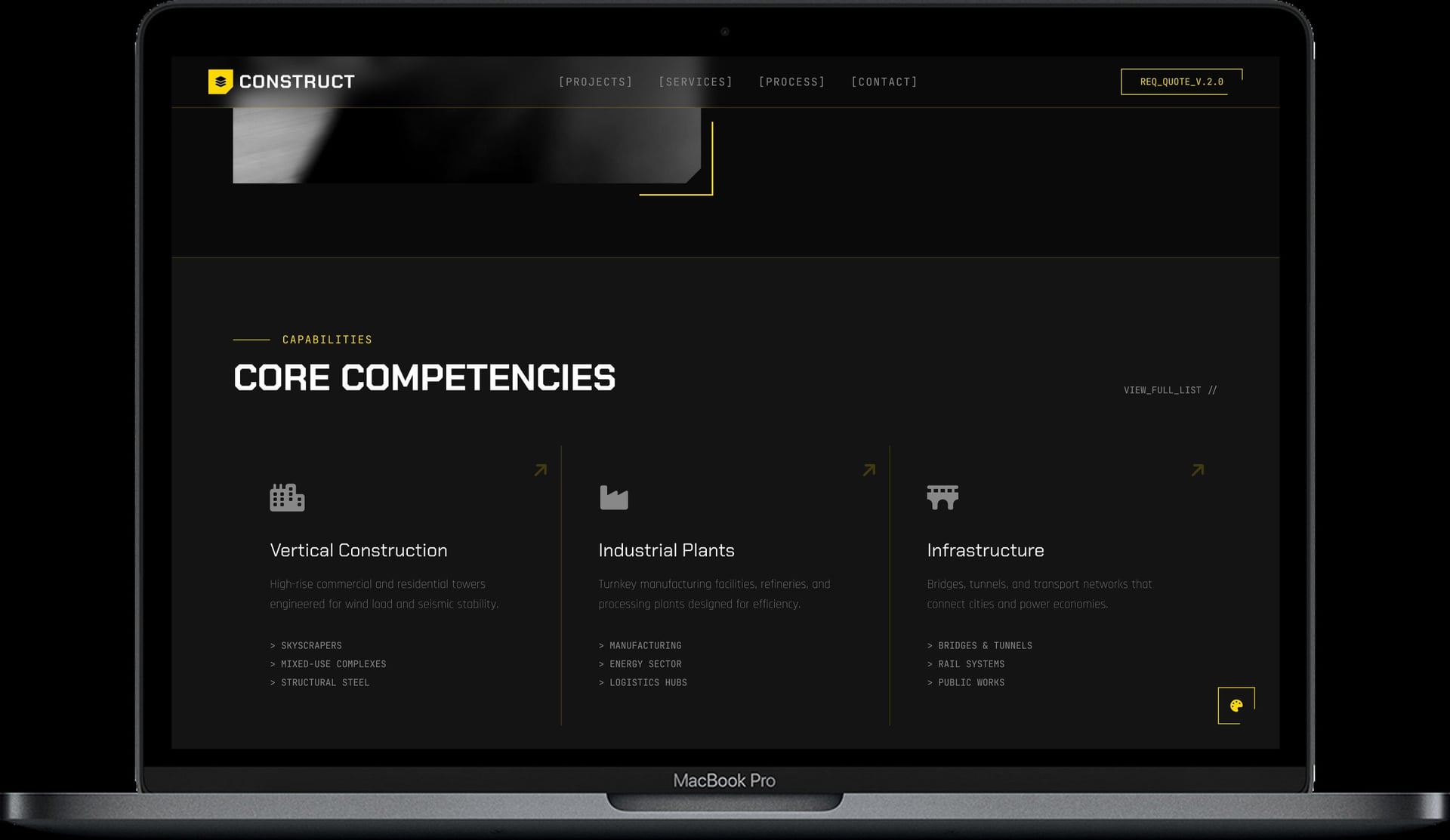 CONSTRUCT — Сайт для будівництва та інженерії gallery image 3