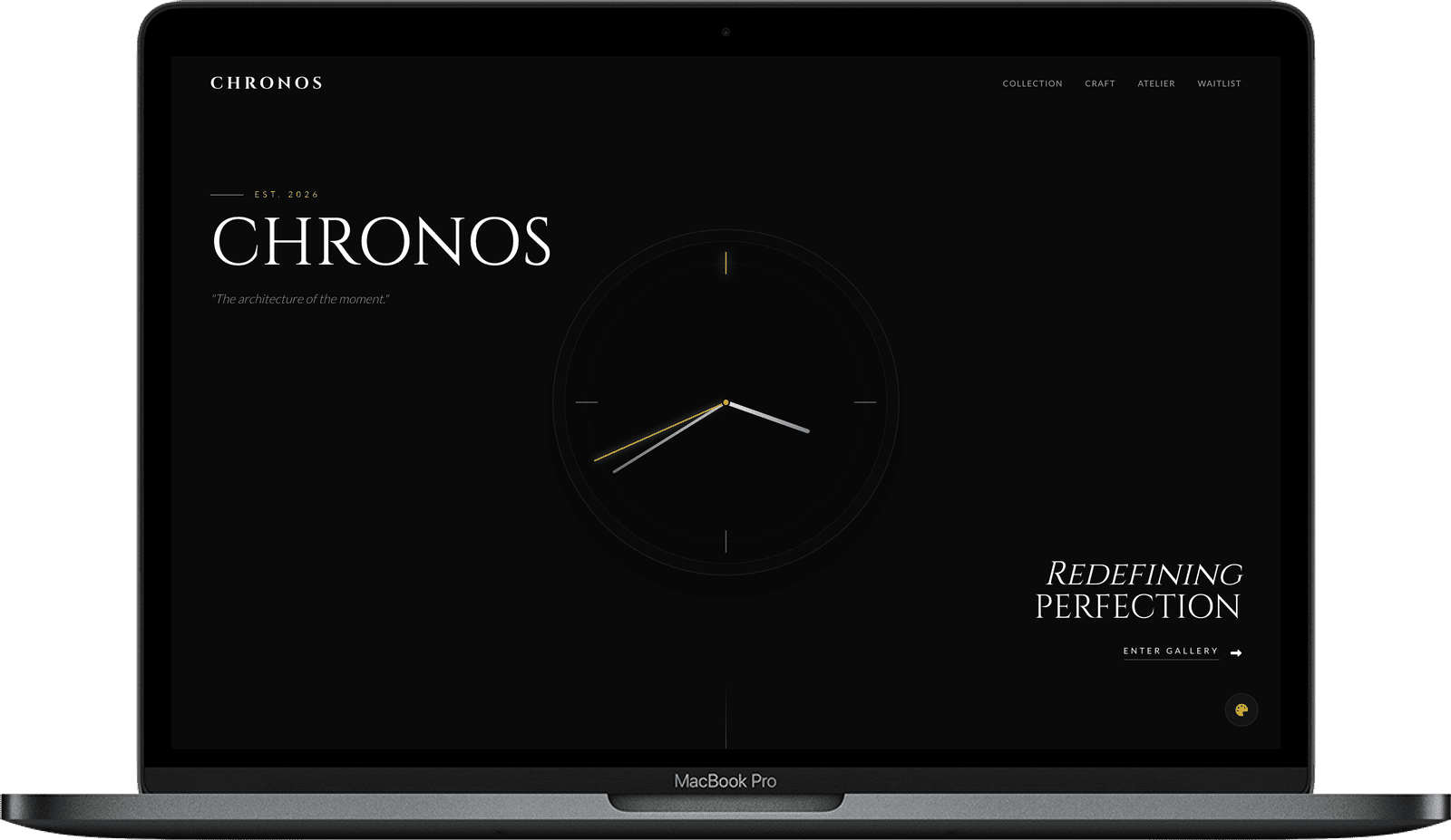 CHRONOS — Преміум лендінг для годинників (HTML) gallery image 1