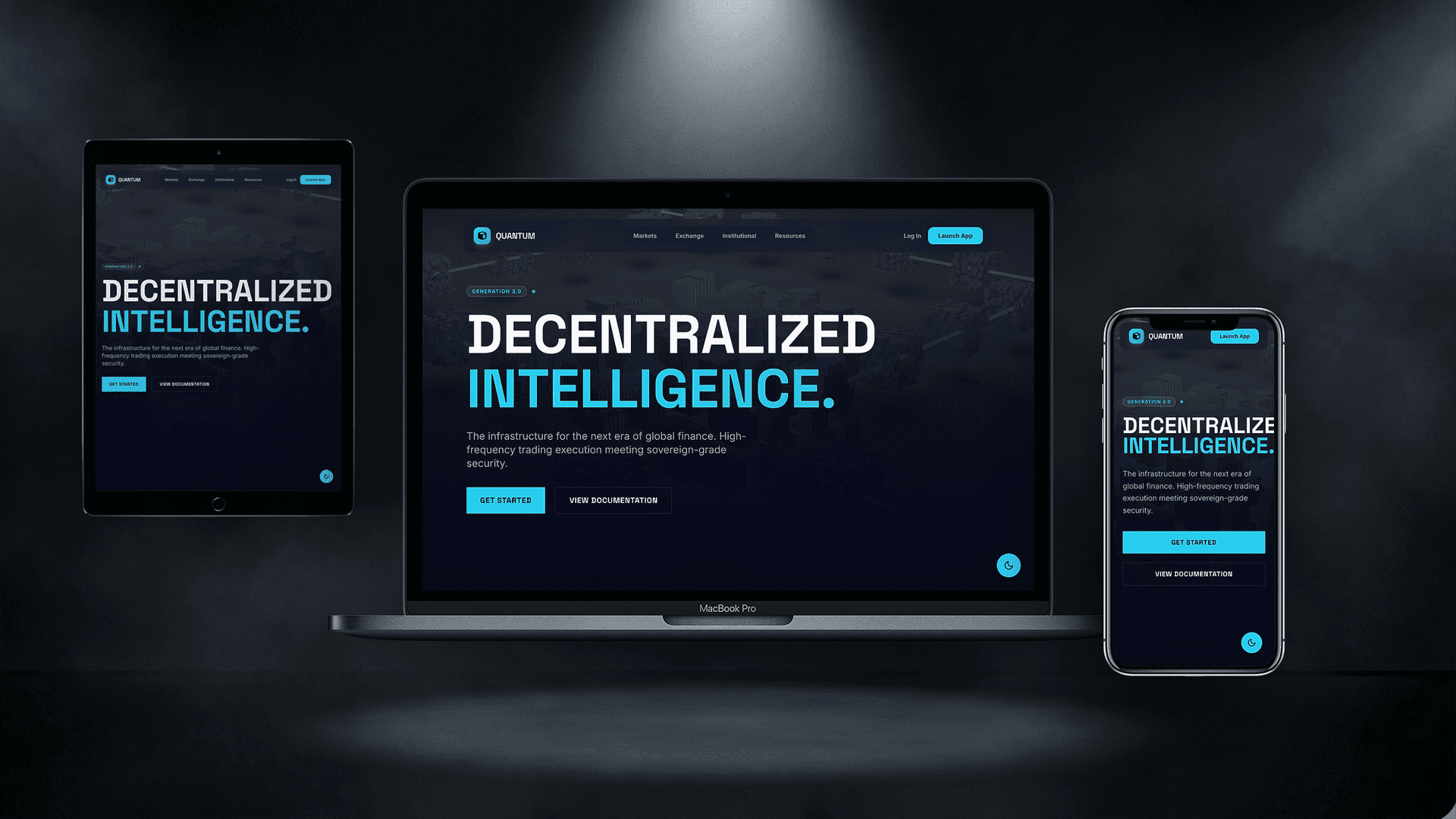 QUANTUM — Шаблон криптобіржі та фінтех-платформи - Корпоративний Website Template
