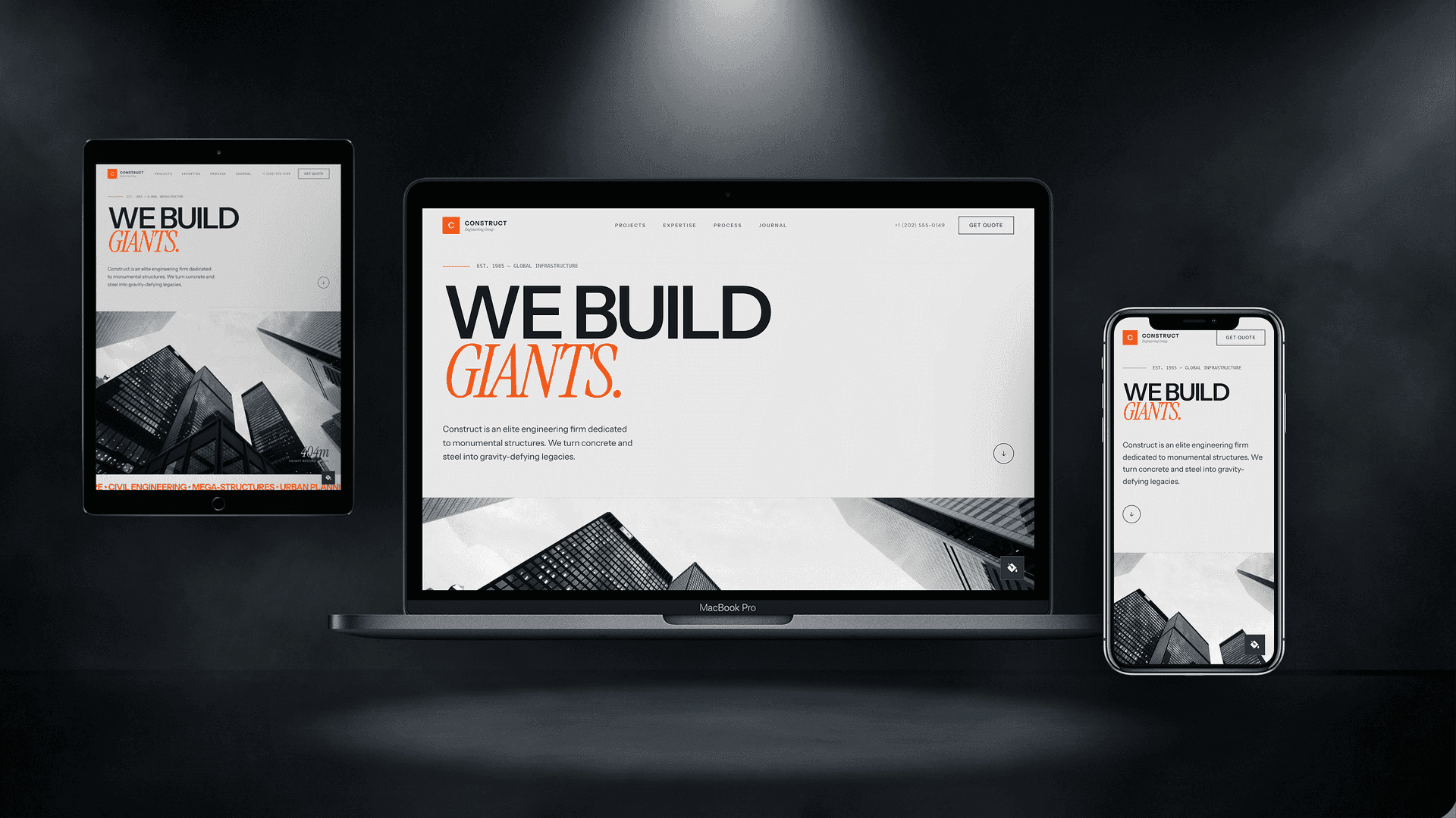 BuildForge — Шаблон для архітектури та будівництва - Корпоративний Website Template