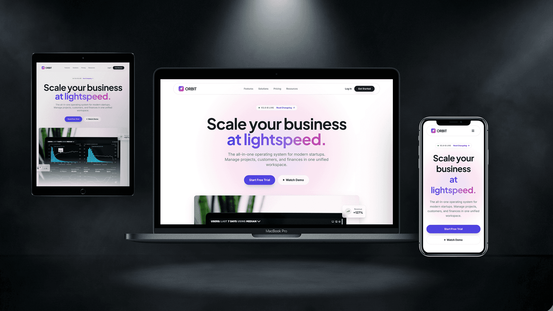 NEBULA — Шаблон для SaaS та стартапів - Корпоративний Website Template