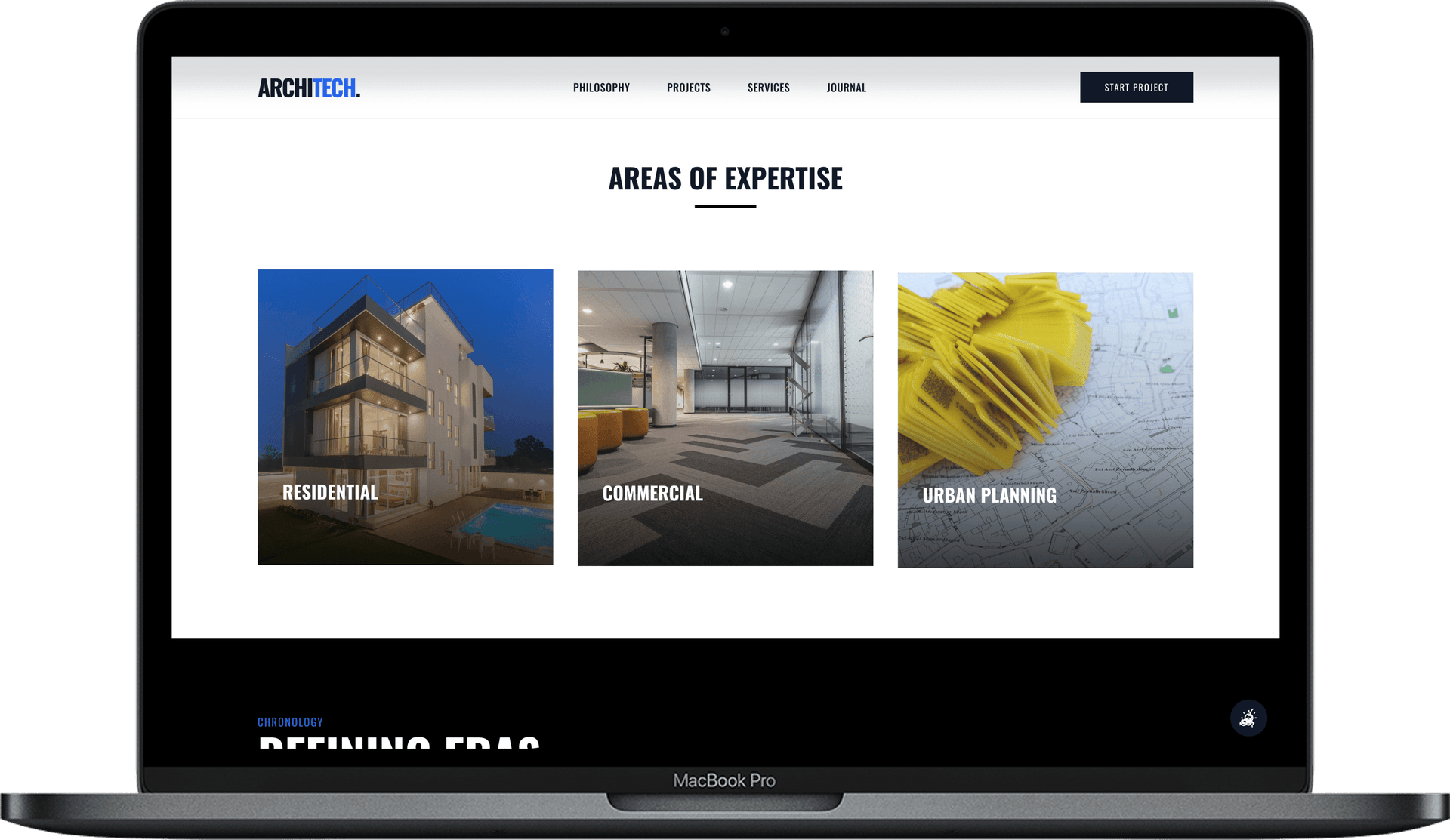 ArchiTech — Шаблон сайту архітектурної фірми | Сучасна дизайн-студія gallery image 3